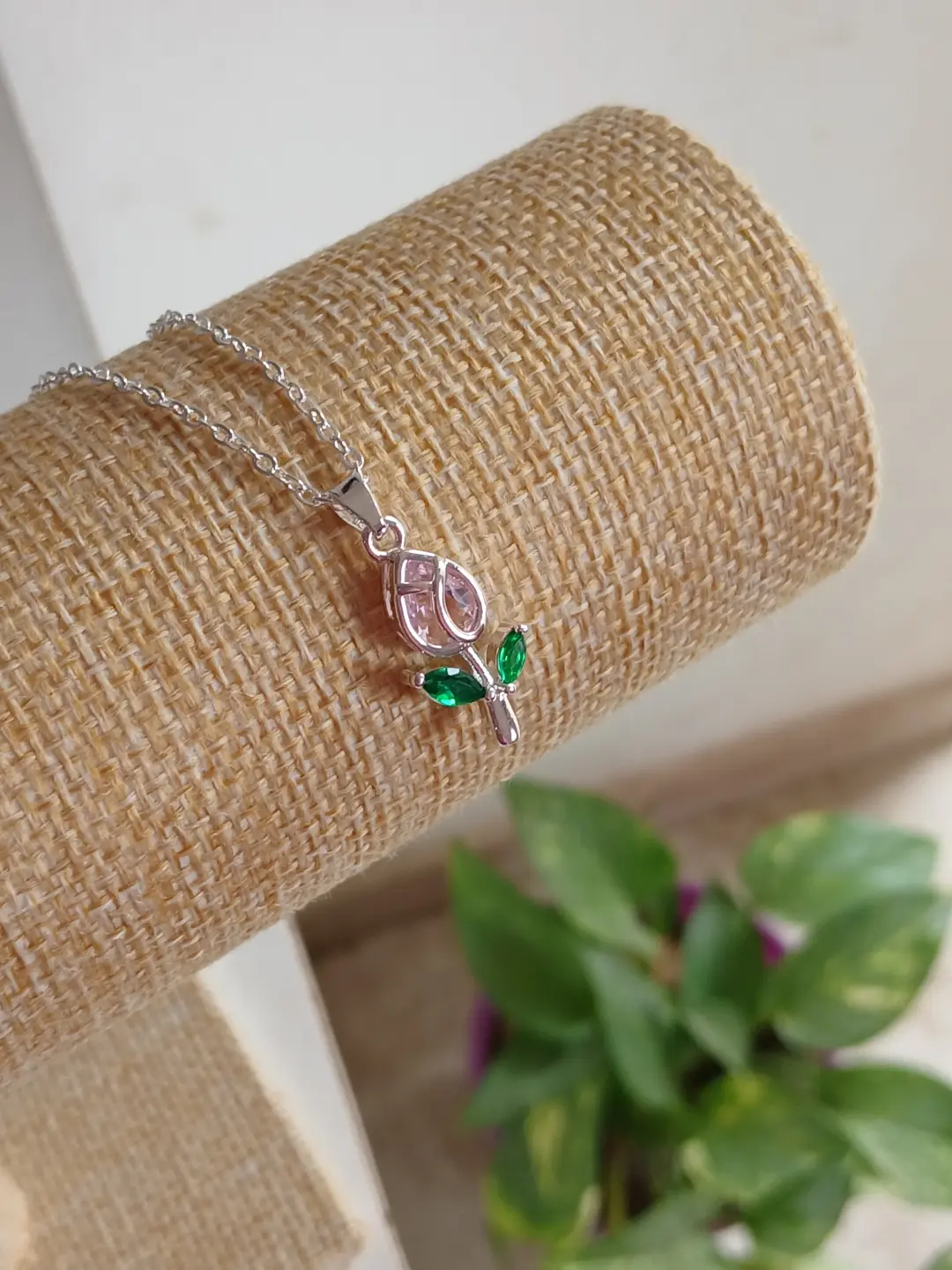 Dije Corazón Cristal Aurora